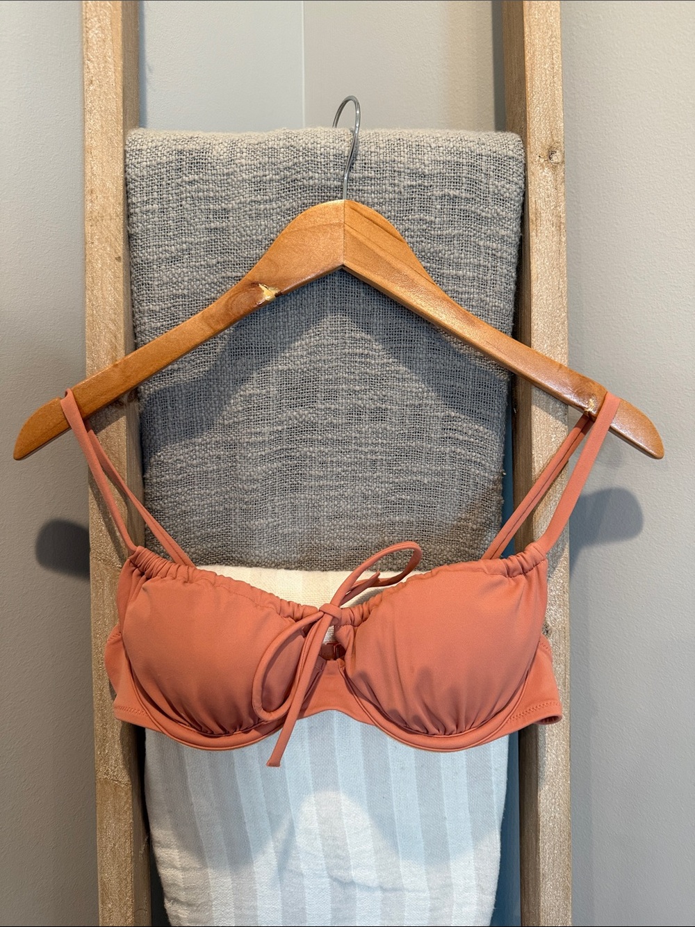 Women's Bikini Top with Tie Front